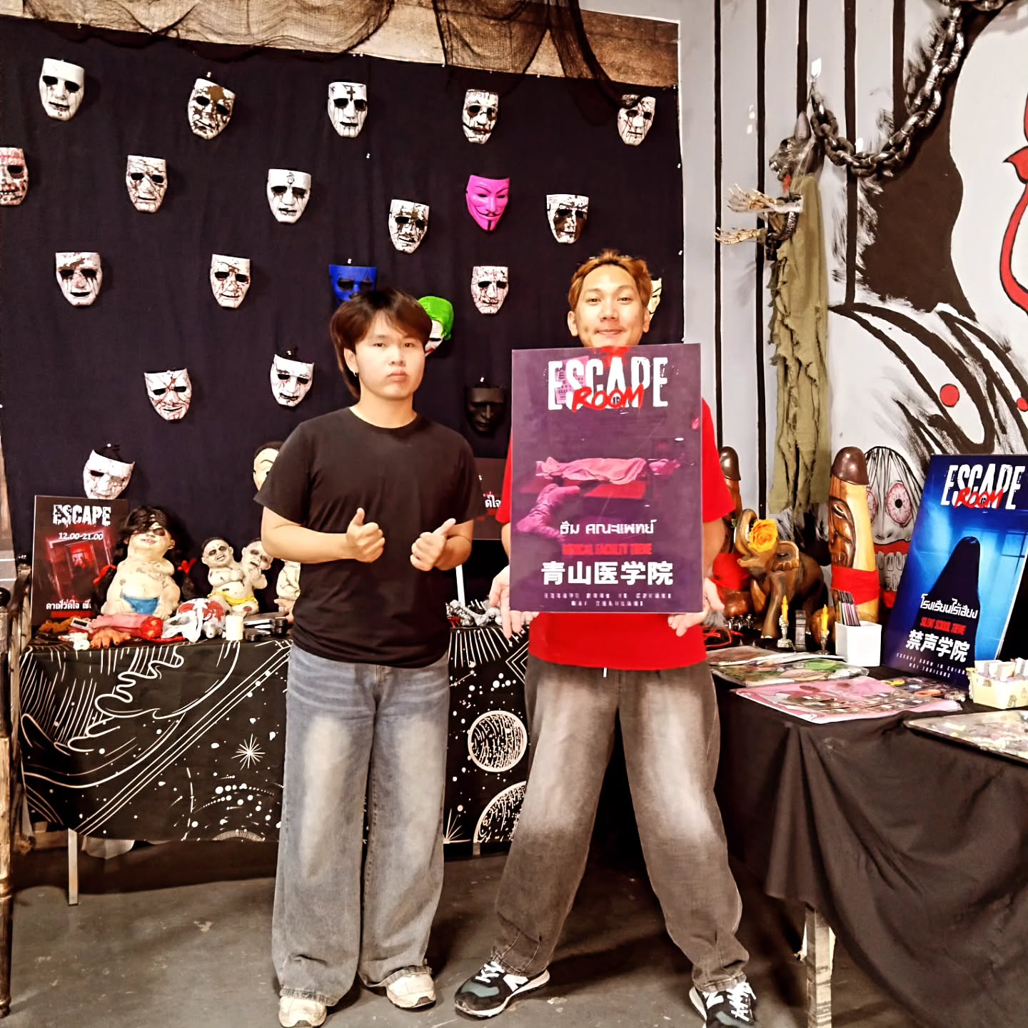 มาสองจากเชียงราย ความไวพอตัว! #คาเฟ่วัดใจ #คาเฟ่เชียงใหม่ #นักเรียน #นักศึกษา #เกม  #escaperoom #เชียงใหม่ #密室逃脱  #ห้องหลบหนี #สยองขวัญ  #เล่นเกมส์  #เพื่อน  #ท้าทาย #การแสดง #สนุก #หลอน