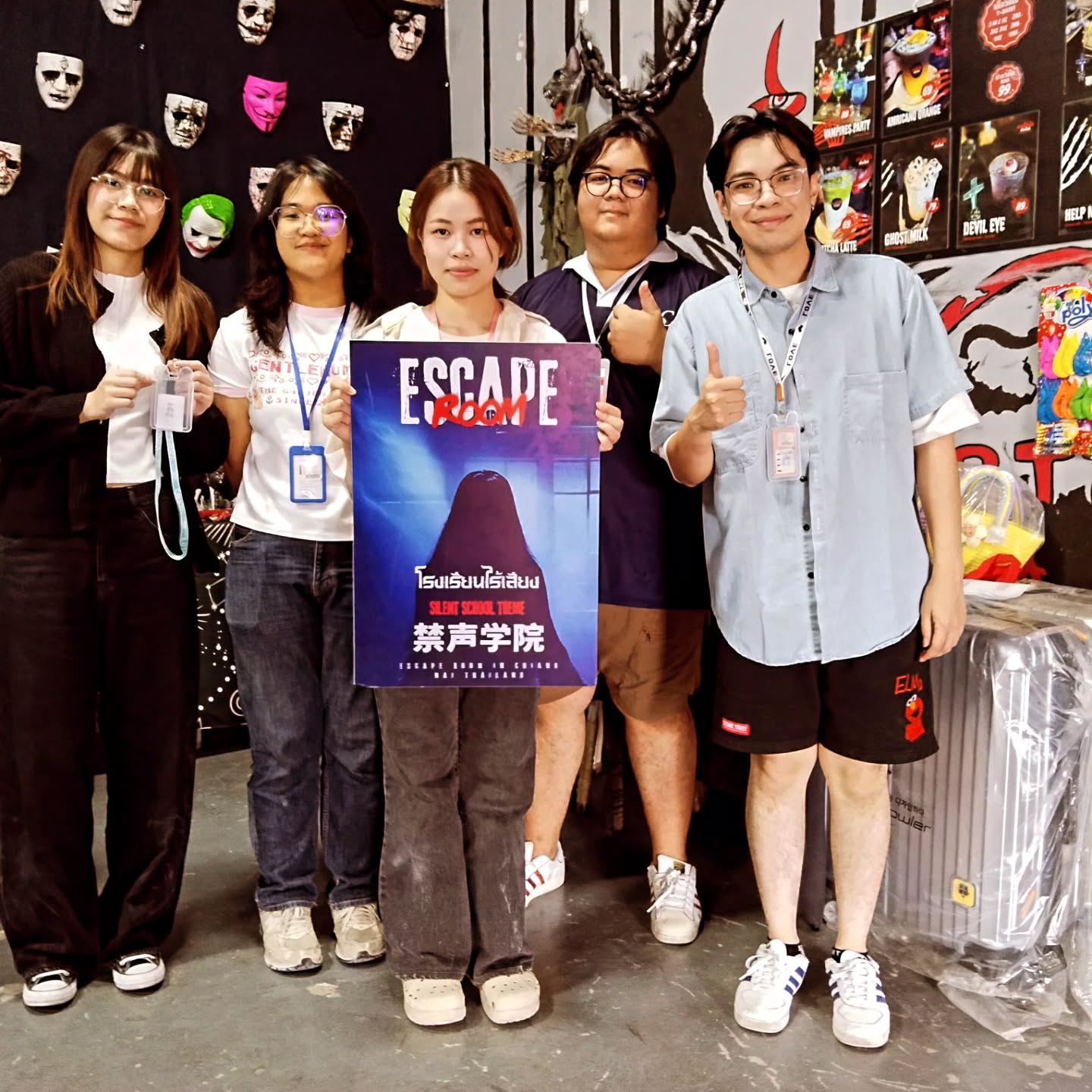 ใครกริ๊ดดังกว่าเพื่อน!  #คาเฟ่วัดใจ #คาเฟ่เชียงใหม่ #นักเรียน #นักศึกษา #เกม  #escaperoom #เชียงใหม่ #密室逃脱  #ห้องหลบหนี #สยองขวัญ  #เล่นเกมส์  #เพื่อน  #ท้าทาย #การแสดง #สนุก #หลอน